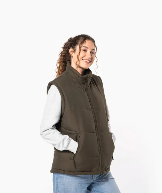 K6118 - Met fleece gevoerde bodywarmer Black