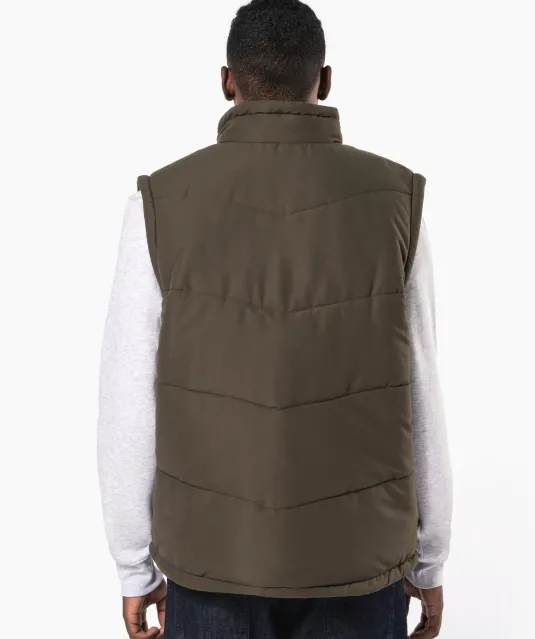 K6118 - Met fleece gevoerde bodywarmer Black
