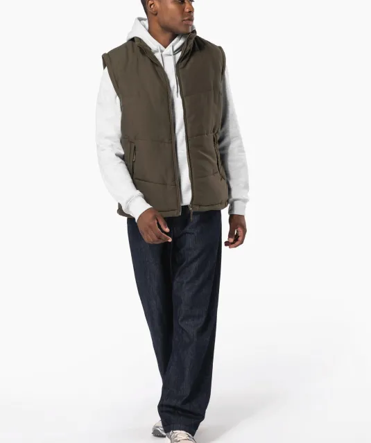 K6118 - Met fleece gevoerde bodywarmer Black