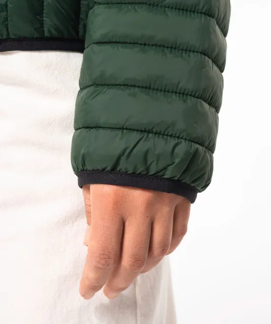 K6111 - Ladies' lightweight hooded padded jacket Black