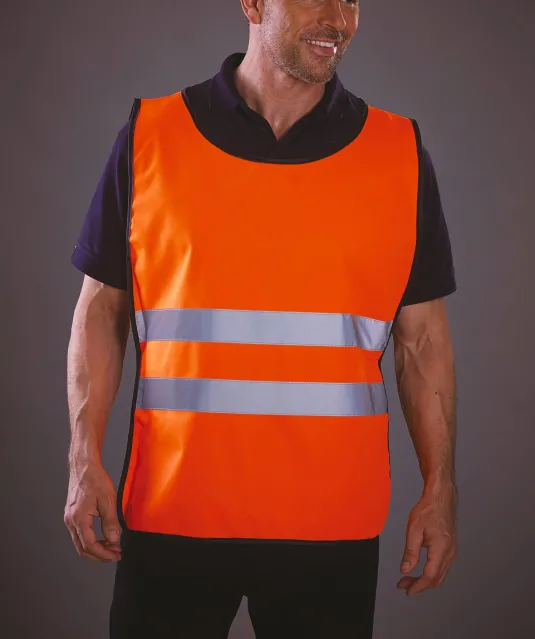 YHVJ269 - Veiligheidshesje met 2 banden Hi Vis Orange