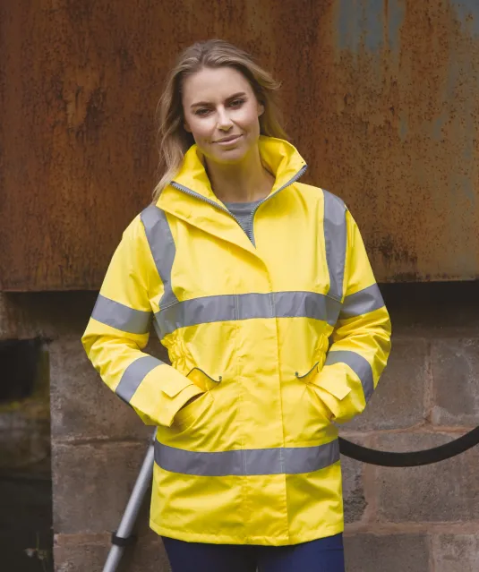 YHVP189 - Hi-Vis ladies' executive jacket Hi Vis Orange
