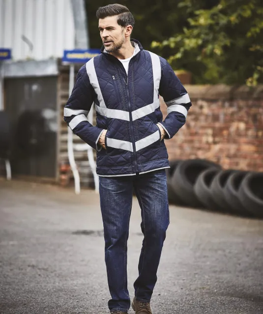 YHVW706 - Kensington - Hi-Vis jas Black