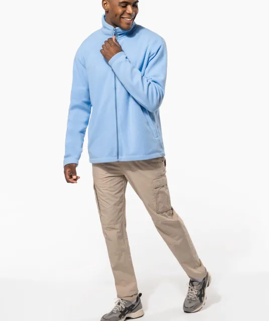 K911 - Microfleece met rits heren Dark Grey