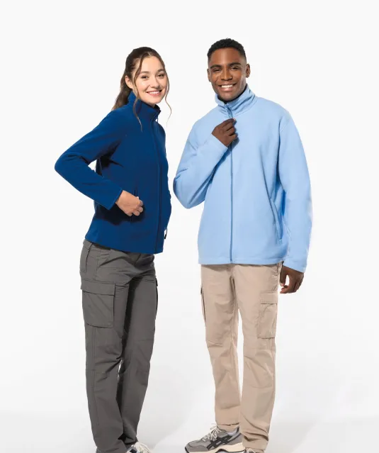 K911 - Microfleece met rits heren Dark Grey