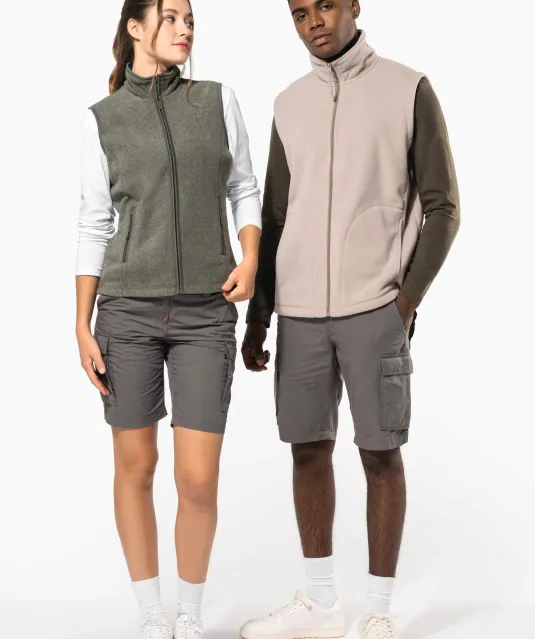 K906 - Bodywarmer van microfleece dames Natural