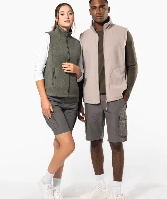 K906 - Bodywarmer van microfleece dames Natural