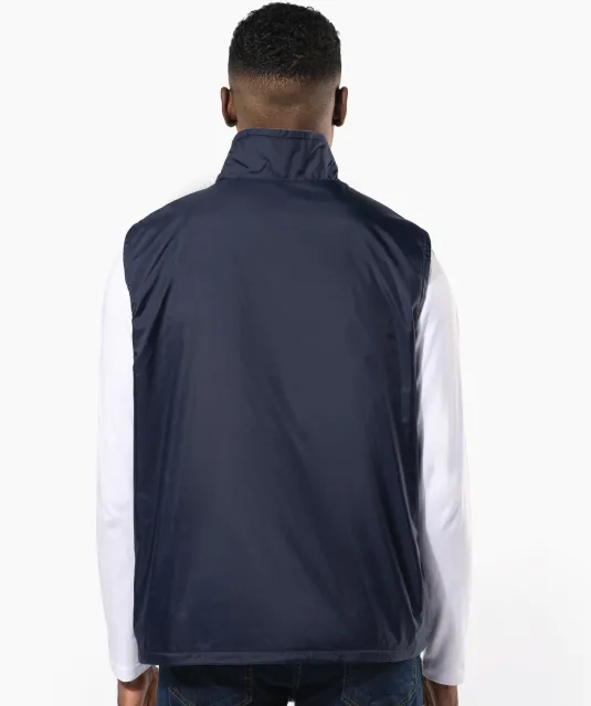 K679 - Met fleece gevoerde bodywarmer unisex Black / Grey