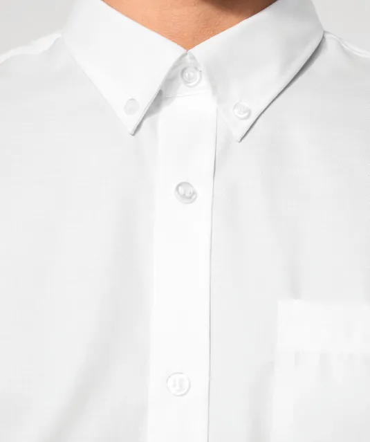 K537 - Heren non-iron overhemd lange mouwen White