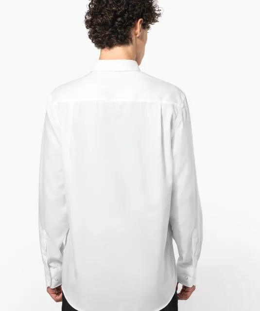 K537 - Heren non-iron overhemd lange mouwen White