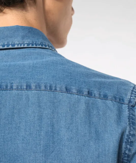 K512 - Herenoverhemd Denim Chambray Blue