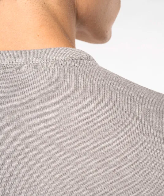 K967 - Herenpullover met ronde hals Black