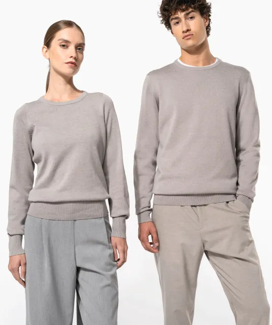 K967 - Herenpullover met ronde hals Black