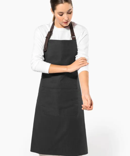 K8003 - Vintage schort Vintage Charcoal