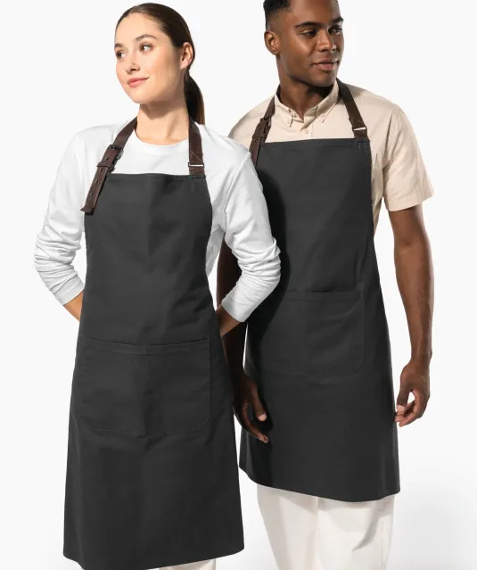 K8003 - Vintage schort Vintage Charcoal