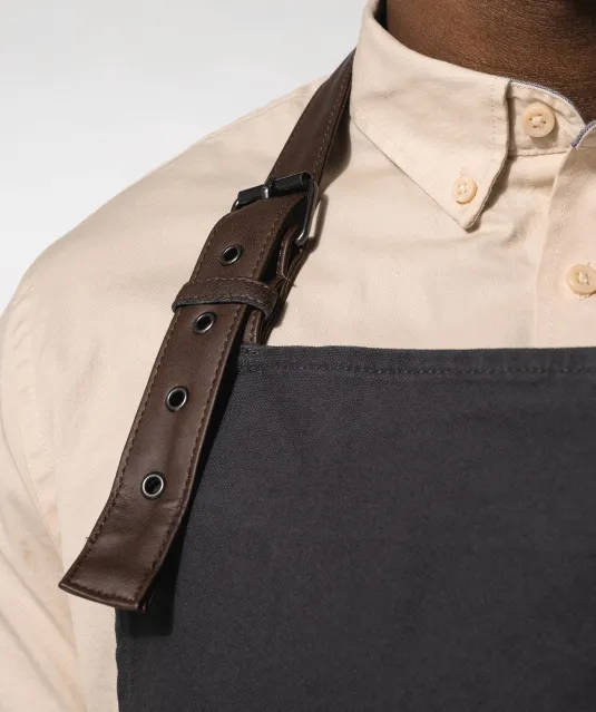 K8003 - Vintage schort Vintage Charcoal