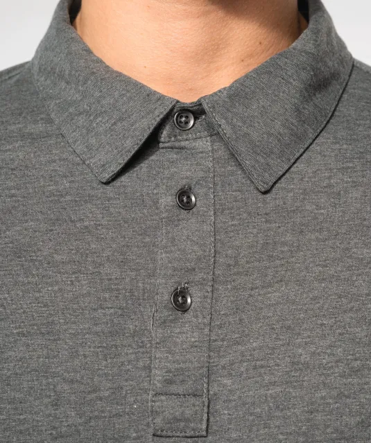 K262 - Herenpolo korte mouwen van jersey White