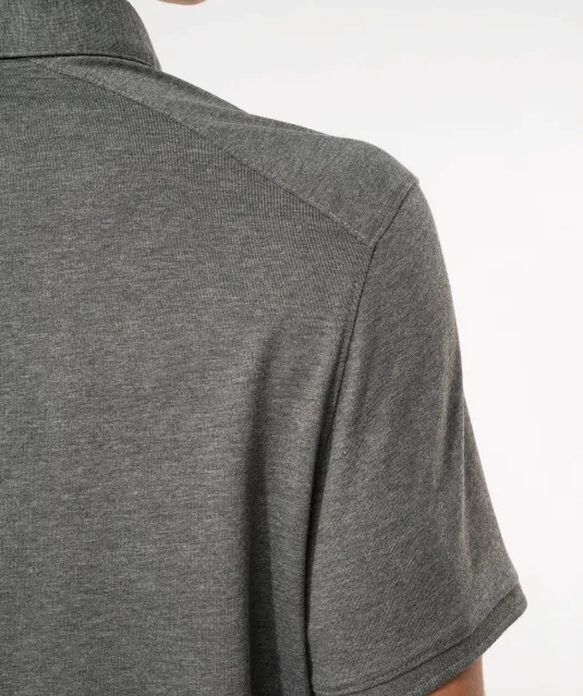 K262 - Herenpolo korte mouwen van jersey White