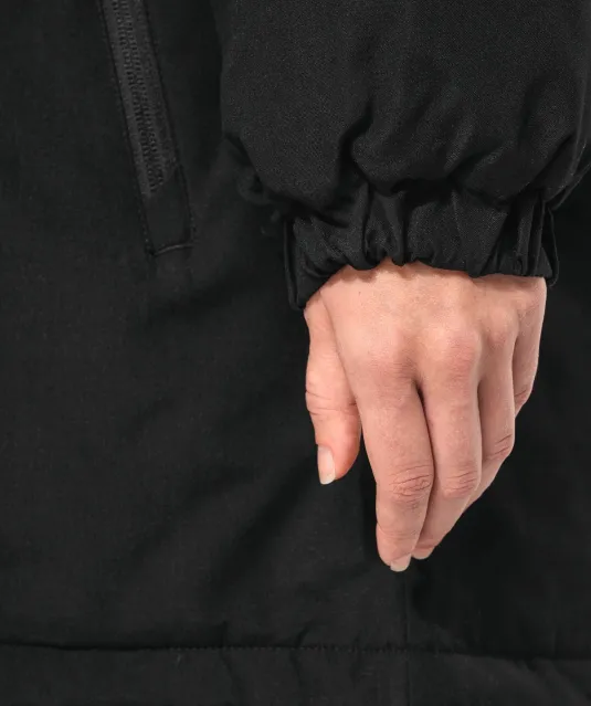 K6152 - Unisex gerecyclede parka met capuchon Black