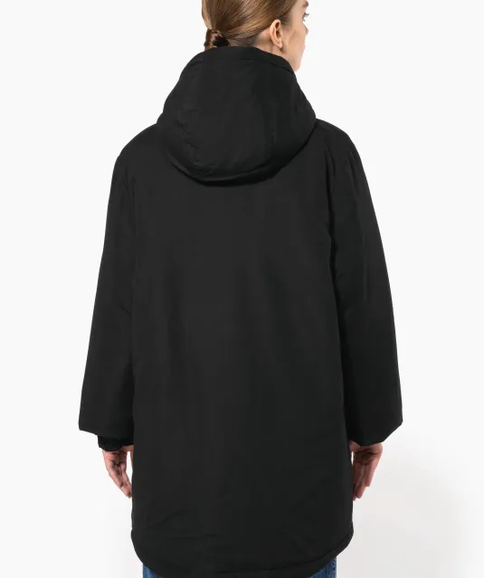 K6152 - Unisex gerecyclede parka met capuchon Black