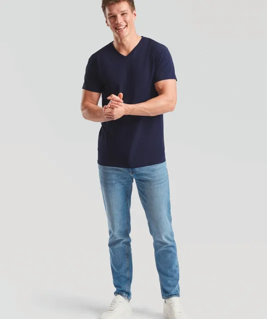 SC22V - Men's Valueweight V-neck T-shirt (61-066-0) White
