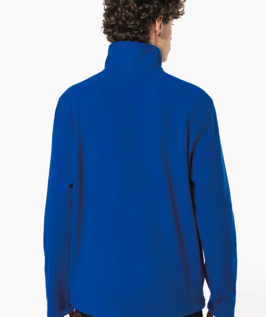 K912 - Enzo - Fleece met ritskraag Dark Grey