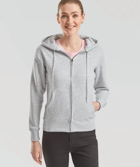 SC62118 - Lady-fit Premium Hooded Sweat Jacket (62-118-0) Black
