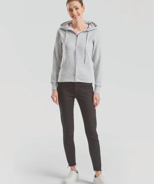 SC62118 - Lady-fit Premium Hooded Sweat Jacket (62-118-0) Black