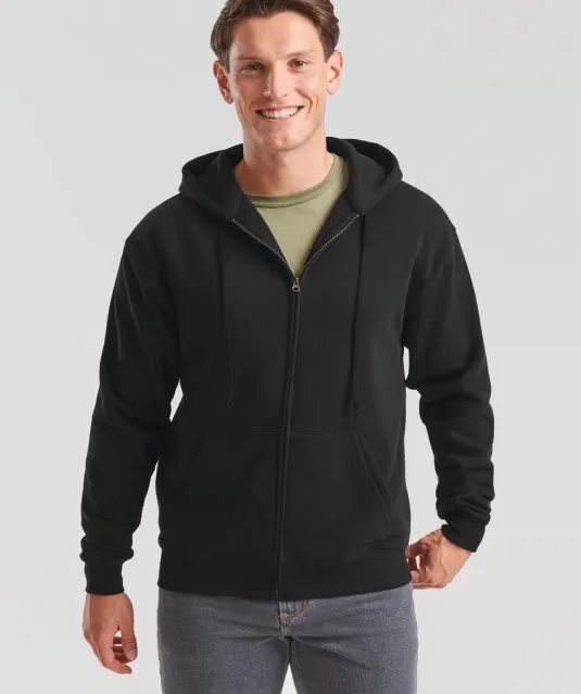 SC361C - Men's Premium Full Zip Hooded Sweatshirt (62-034-0) Charcoal