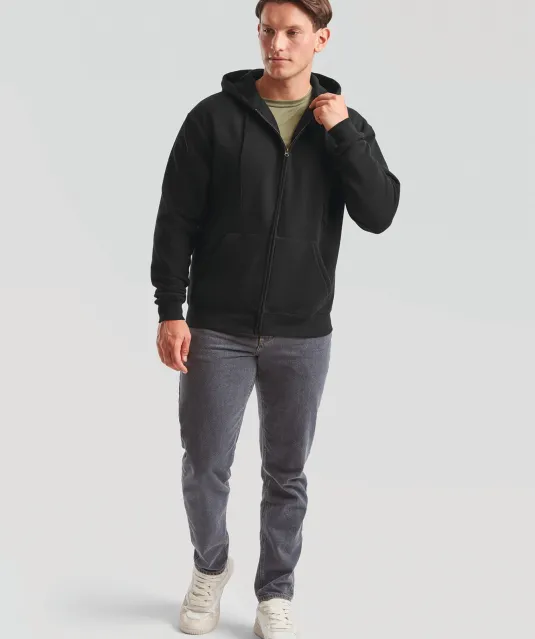SC361C - Men's Premium Full Zip Hooded Sweatshirt (62-034-0) Charcoal