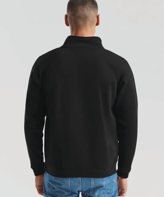 SC165 - Premium Sweater met Ritskraag (62-032-0) White