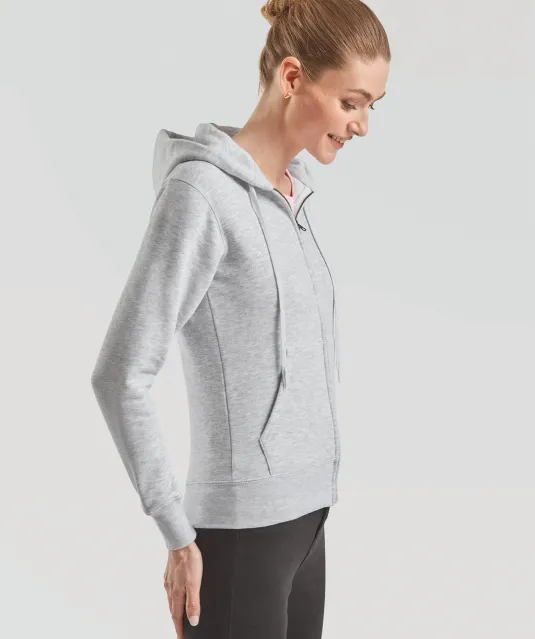 SC62118 - Lady-fit Premium Hooded Sweat Jacket (62-118-0) Black