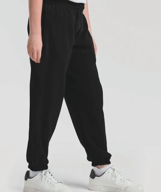 SC64051 - Klassieke joggingbroek met elastisch enkelboord (64-051-0) Black