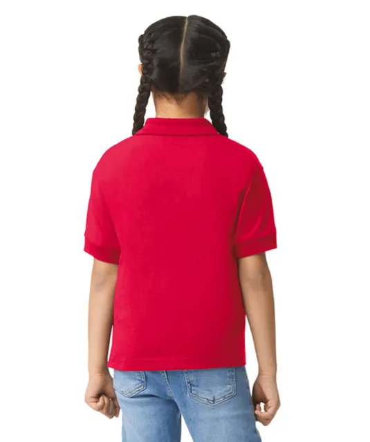 GI8800B - Dryblend Classic Fit Kinder Jersey Polo White