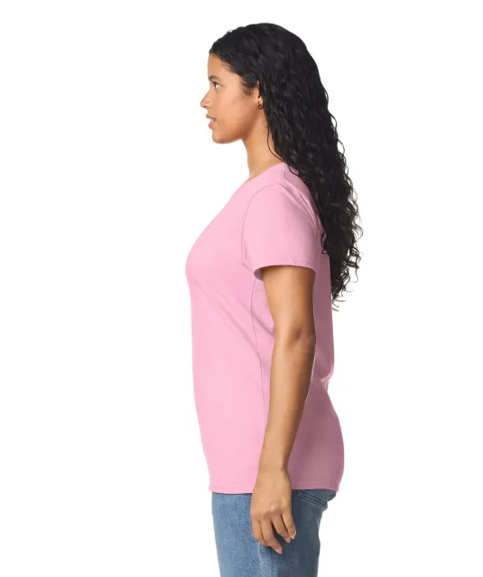 GI5000L - Heavy Cotton™Semi-fitted Ladies' T-shirt White