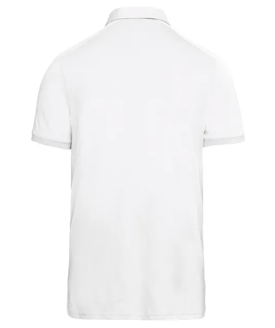 K262 - Herenpolo korte mouwen van jersey White