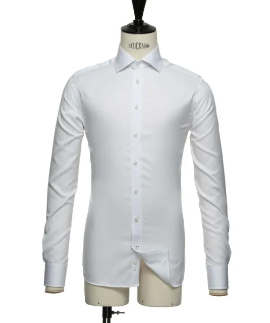 Black Bow 60  Hemd Slim Fit Heren Wit