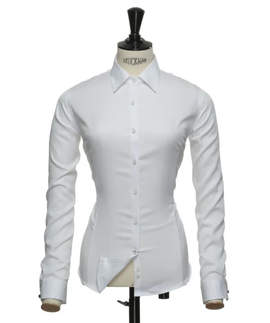 Black Bow 60  Hemd Dames Wit