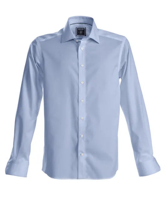 Black Bow 60  Hemd Slim Fit Heren Lichtblauw