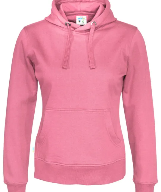 HOODIE LADY - GOTS GECERTIFICEERD Roze