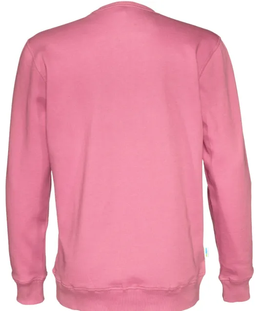 SWEATER CREW NECK UNISEX - GOTS GECERTIFICEERD Roze