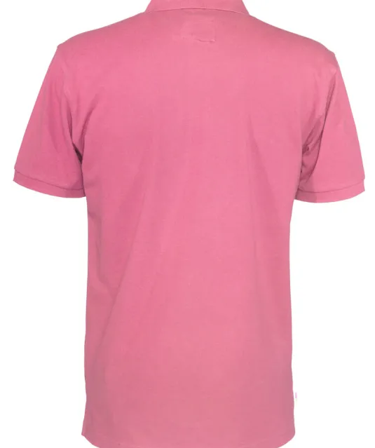 POLO PIQUE MAN - GOTS GECERTIFICEERD Roze