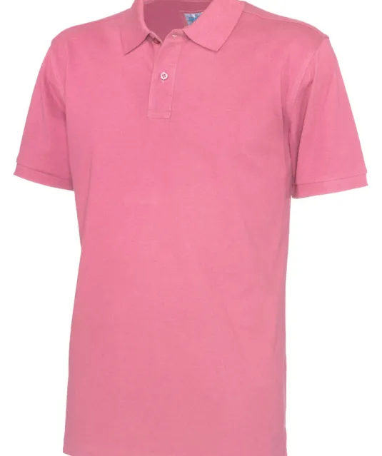 POLO PIQUE MAN - GOTS GECERTIFICEERD Roze