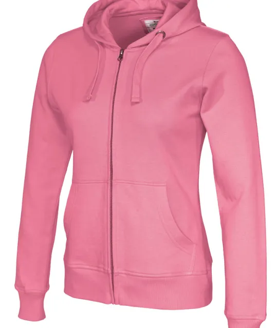 HOODIE FULL ZIP LADY - GOTS GECERTIFICEERD Roze