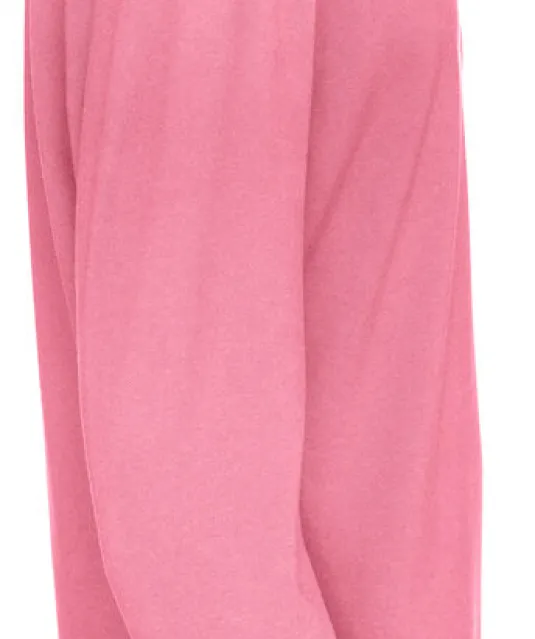 POLO PIQUE LONG SLEEVE MAN - GOTS GECERTIFICEERD Roze