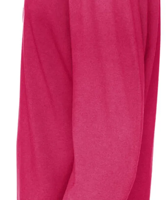 POLO PIQUE LONG SLEEVE MAN - GOTS GECERTIFICEERD Fuchsia