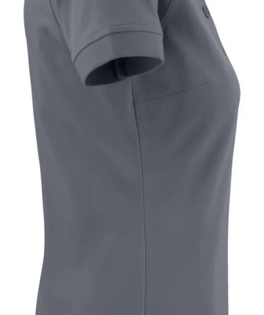 Surf Stretch Polo Pique Dames Staalgrijs