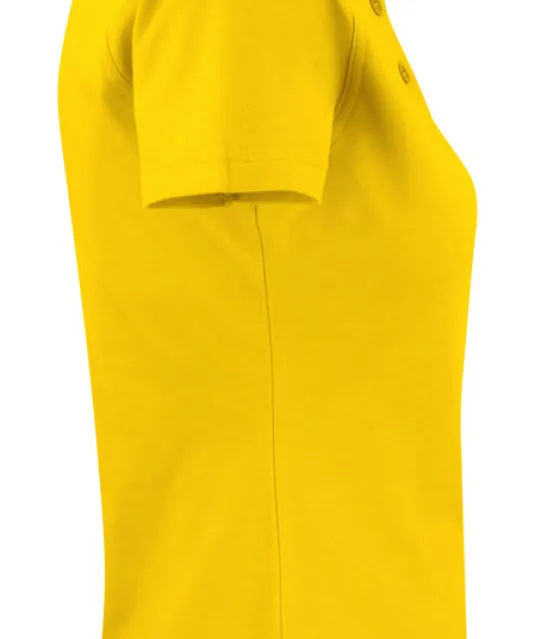 Surf Polo Pique Dames Citroengeel