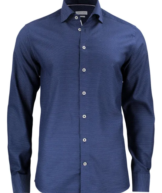 Purple Bow 49  Hemd Slim Fit Heren Marine