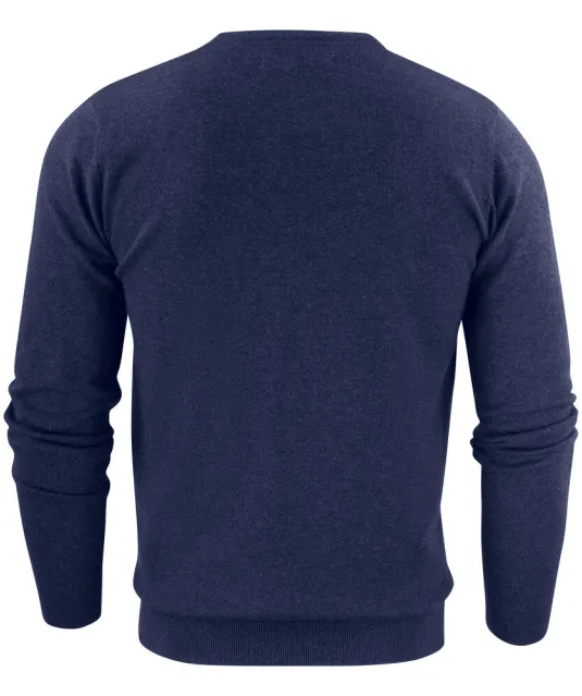 Ashland V Gebreide Sweater Heren Blauw mêlée
